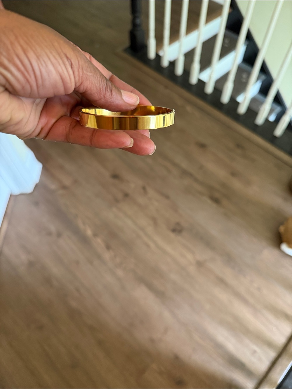 Designer inspired Monogram Bangle - Picture 7 of 8